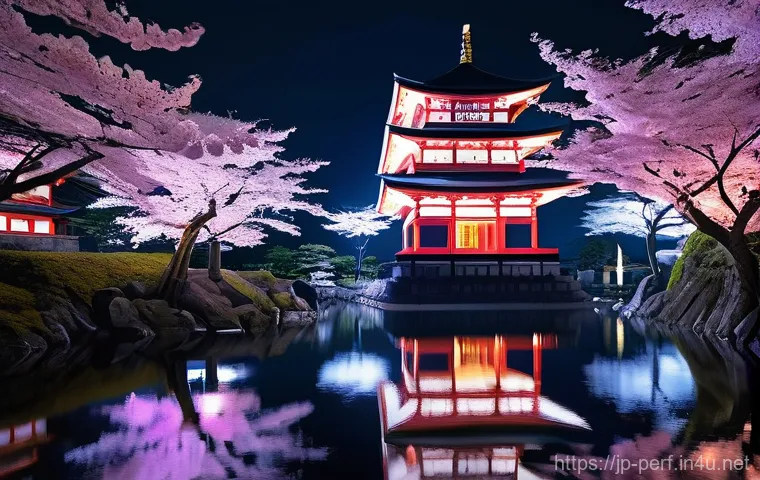 공연예술과 브랜드 협업 - **Immersive Projection Mapping on a Historical Japanese Landmark**
    A breathtaking, wide-angle sh...
